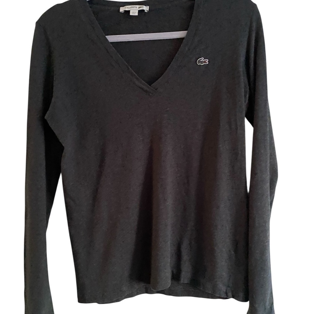 Lacoste Men's Black Long Sleeve Tee